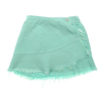 unfinished trims mint green girls skirt