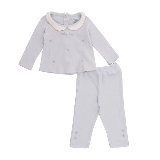Baby blue pajamas