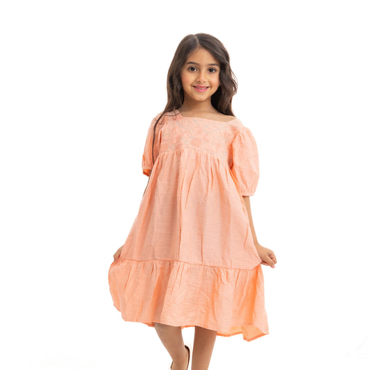 Half-sleeve summer dress