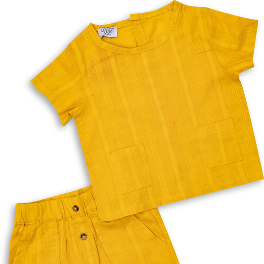 Yellow Shirt and Short Outfit (2)