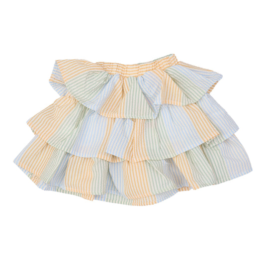 Colored Stripped Skirt
