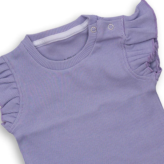 Baby Girls' Short Sleeve Purple Top