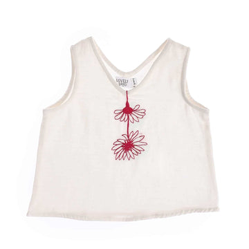 bi toned checkeretd girls shirt fuchia orange white