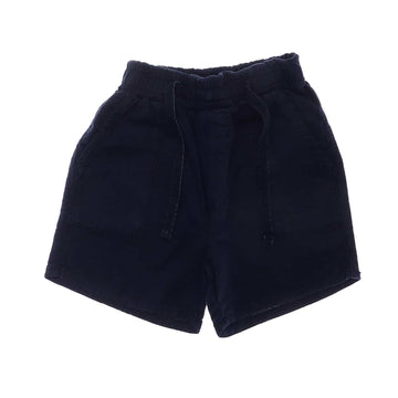 Elastic Waist Navy Blue Boys Shorts