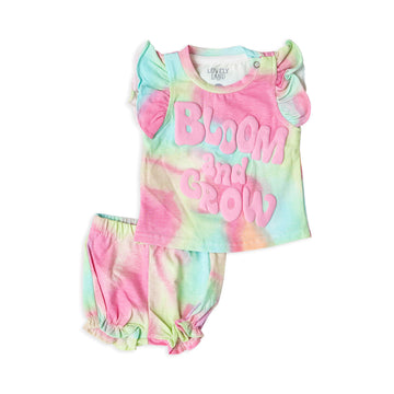 bloom and grow print pyjama set