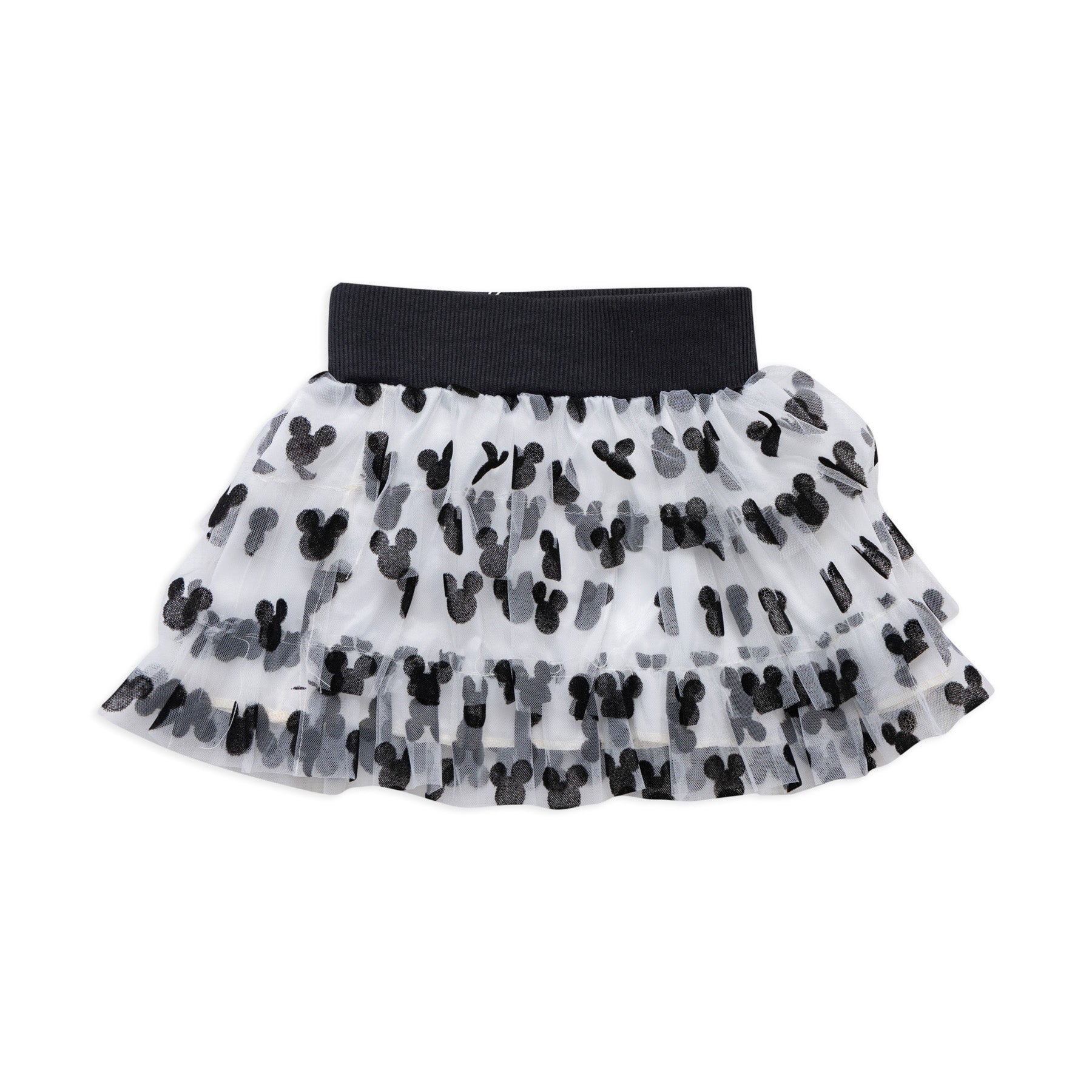 white*black skirt with decorations