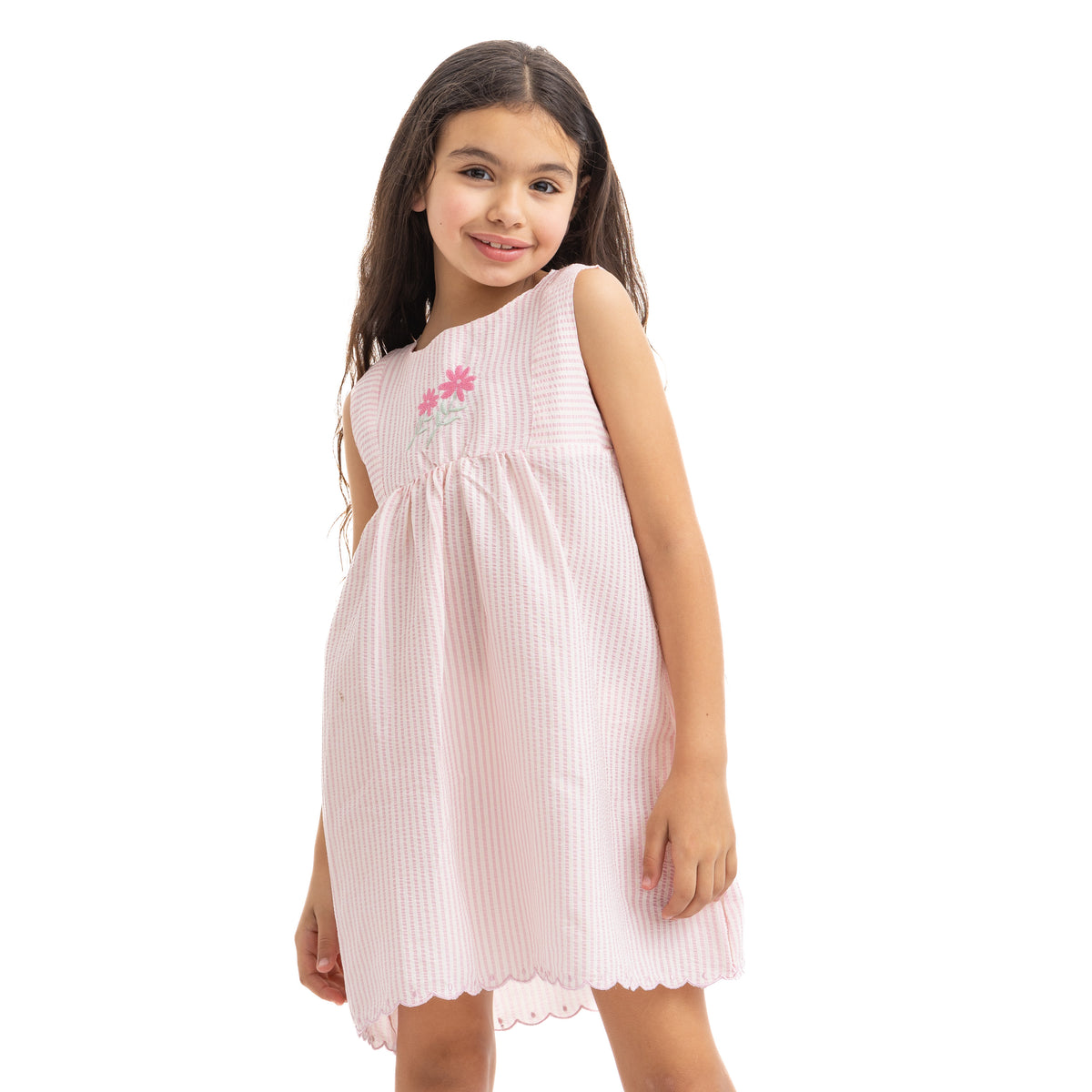 Pink Sleeveless Dress 1