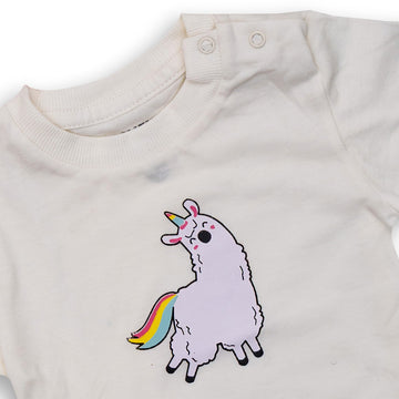 Baby Girls' Unicorn Print T-Shirt