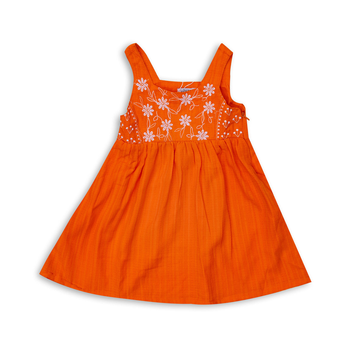 Orange Sleeveless Dress