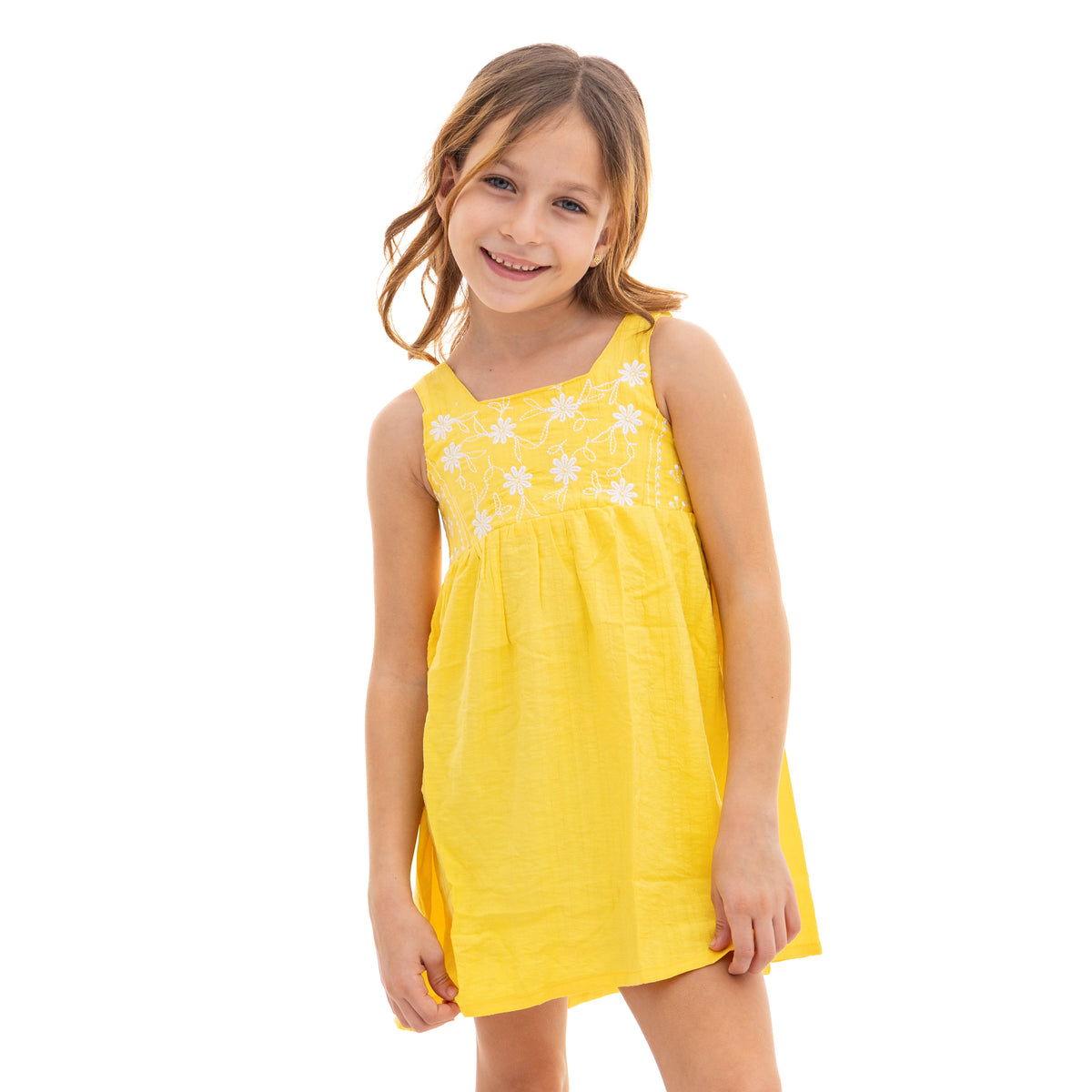 Yellow Sleeveless Dress