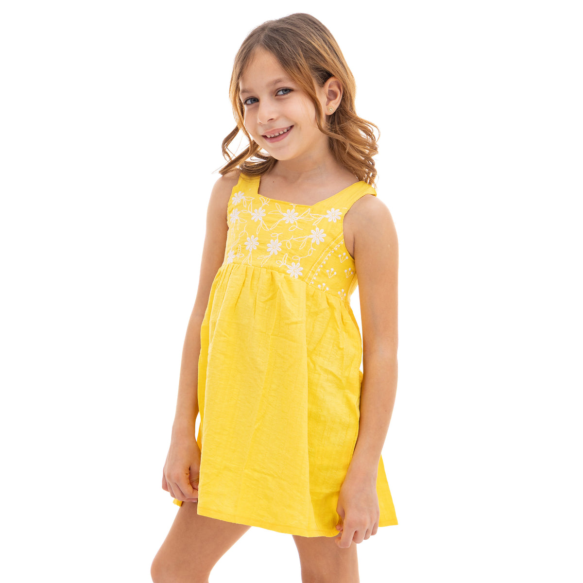 Yellow Sleeveless Dress