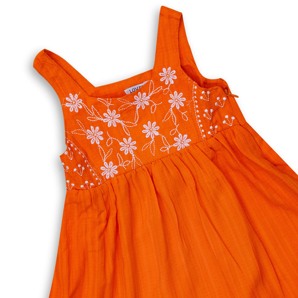 Orange Sleeveless Dress