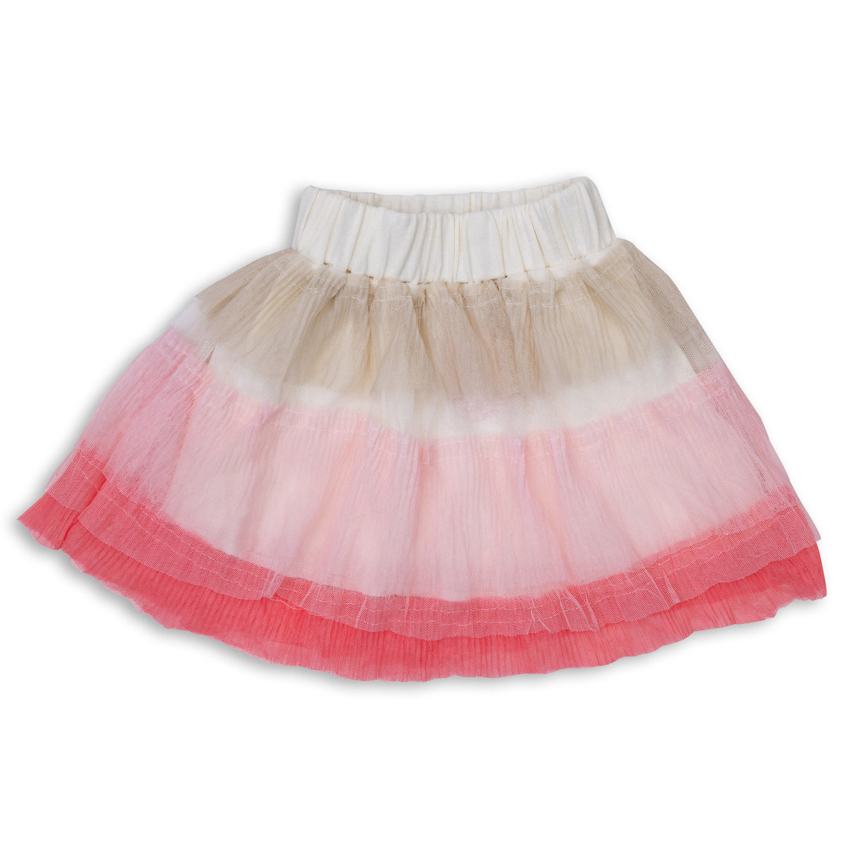 Cream and Pink Skirt