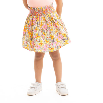 skirt with flower print