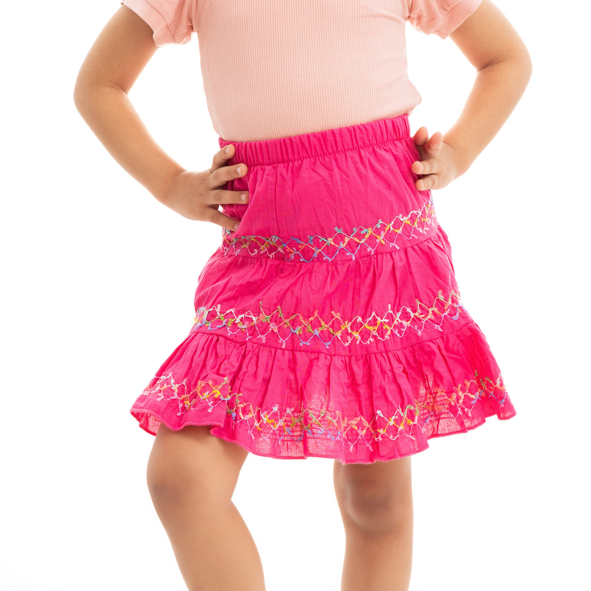 Fushya Skirt with Stitching