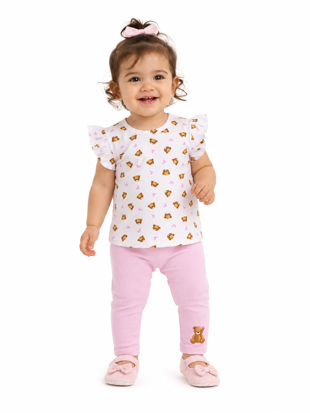White Shirt and Simon Pants Pajama Set