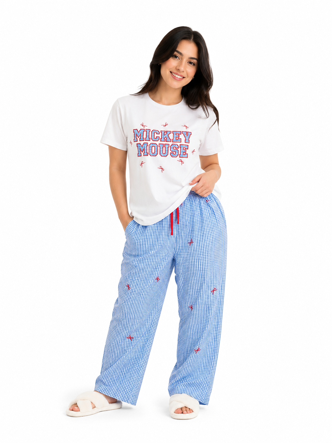 White Pajama Shirt for Women