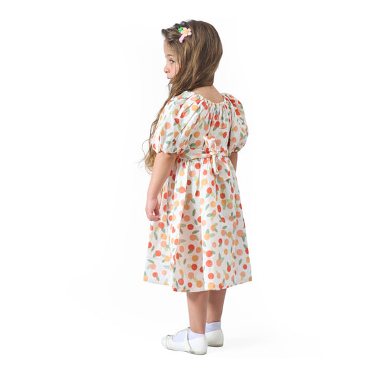 Little Girl in a Polka Dot Dress