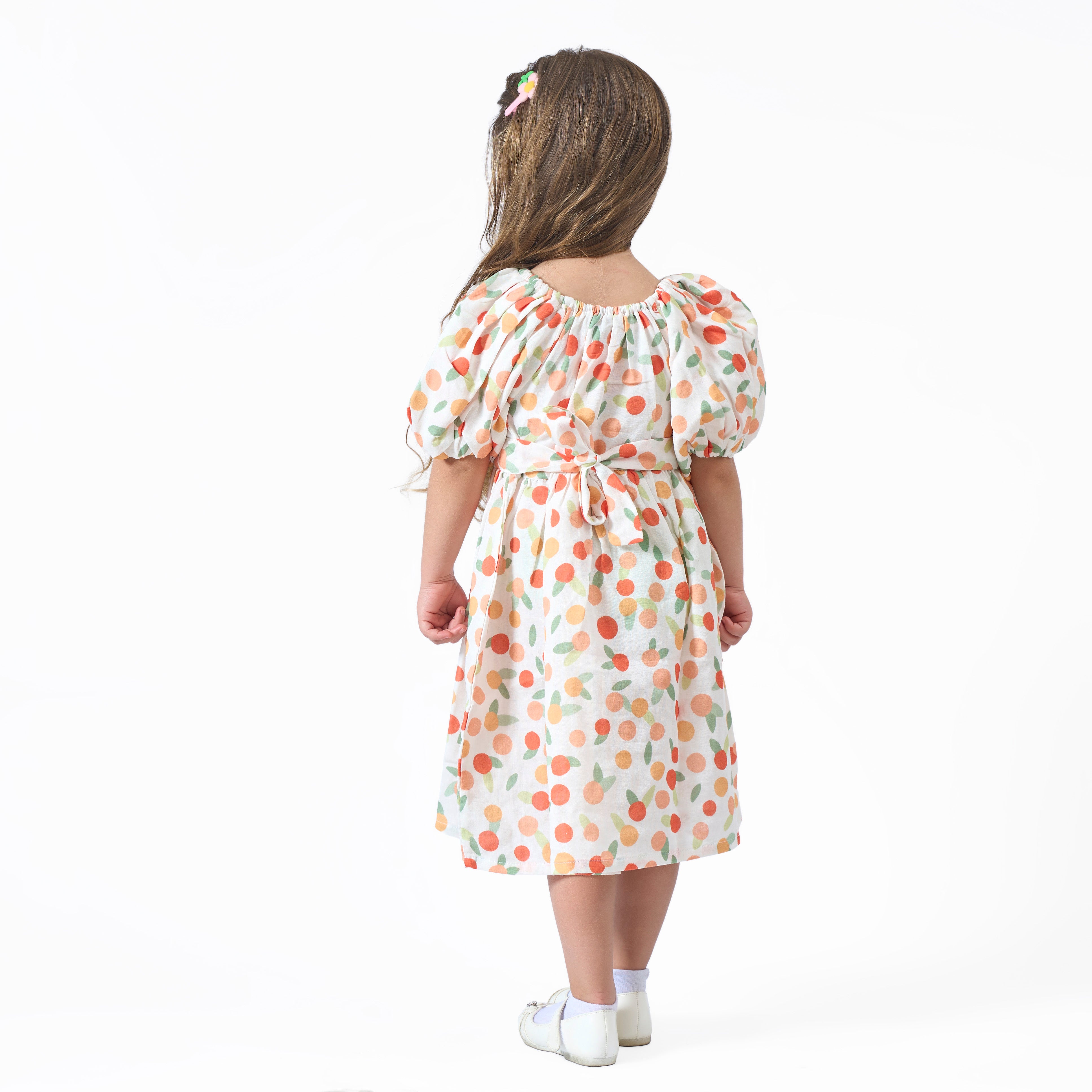 Little Girl in a Polka Dot Dress