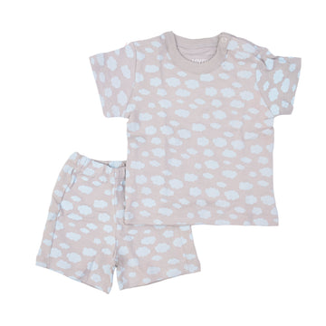 grey pajama outfit