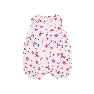 light purple bodysuit with all over print