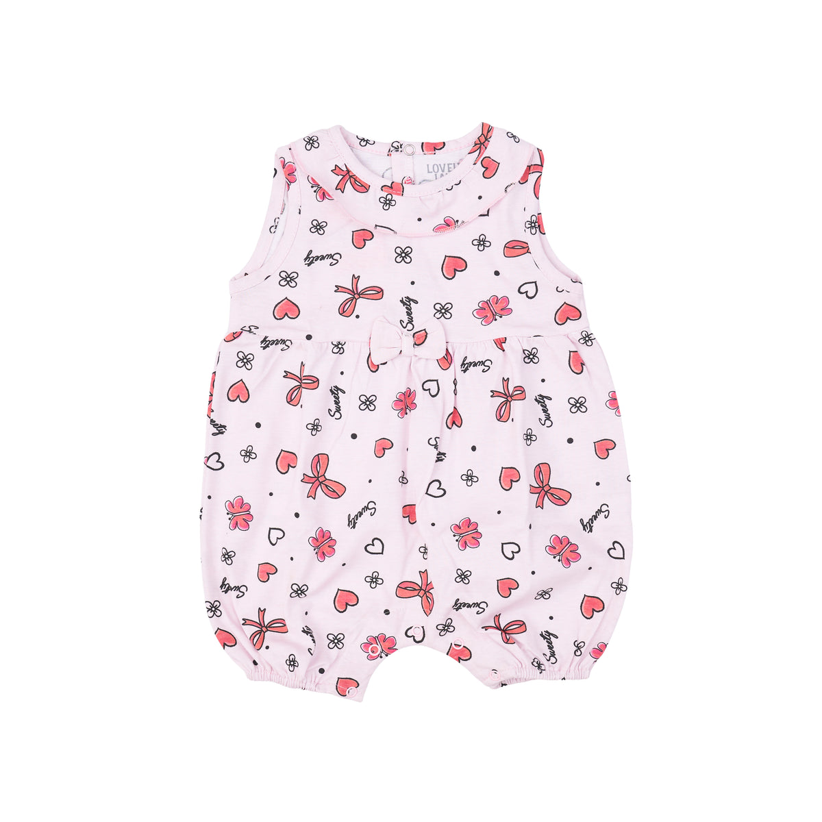 Light Purple Bodysuit with All Over Print
