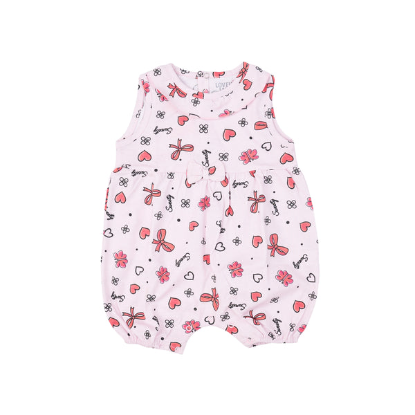 Light Purple Bodysuit with All Over Print