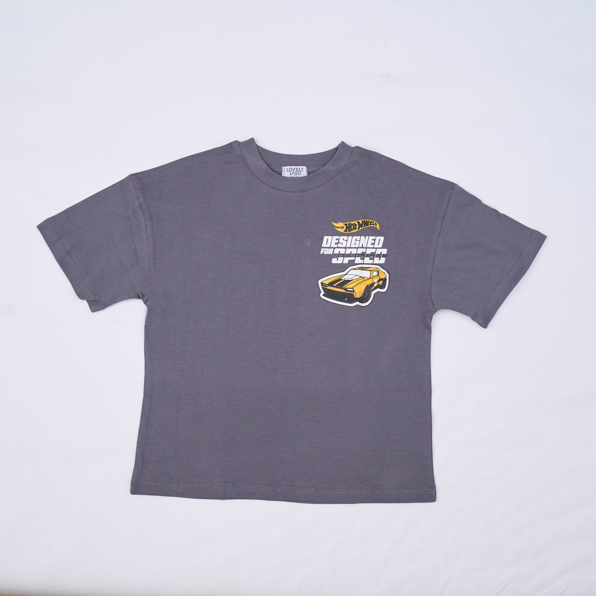 Grey Shirt with Front and Back Print