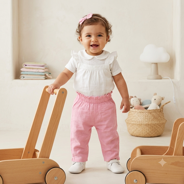 Baby Girls' Pink Capri Pants