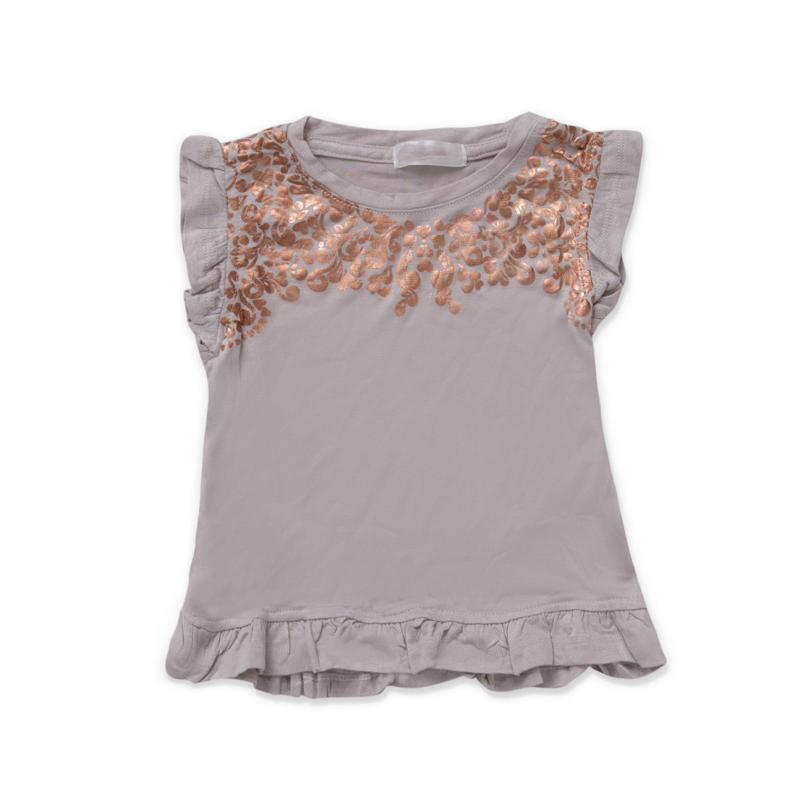 bayge sleeveless top with chest print