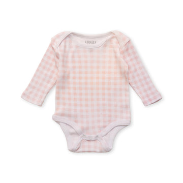 pink stripped bodysuit