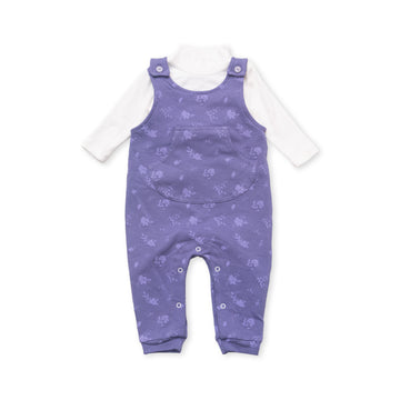 purple bodysuit and white shirt