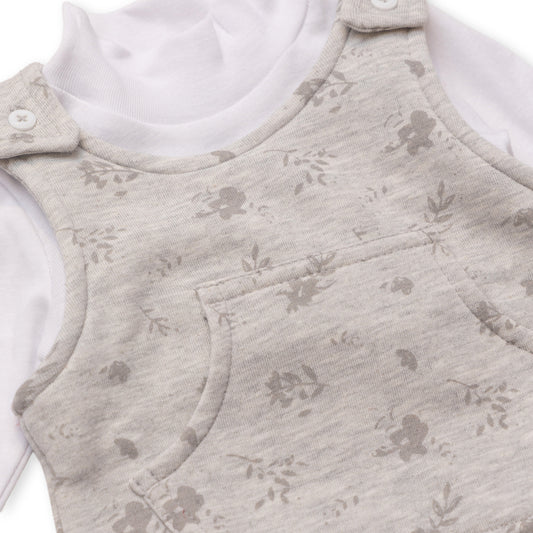 grey bodysuit and white shirt