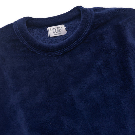 Boys' plain navy blue pajama set