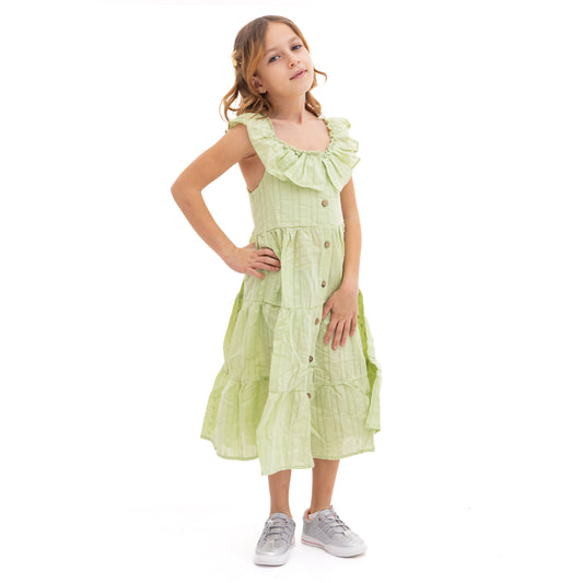 GreenDress with Belt