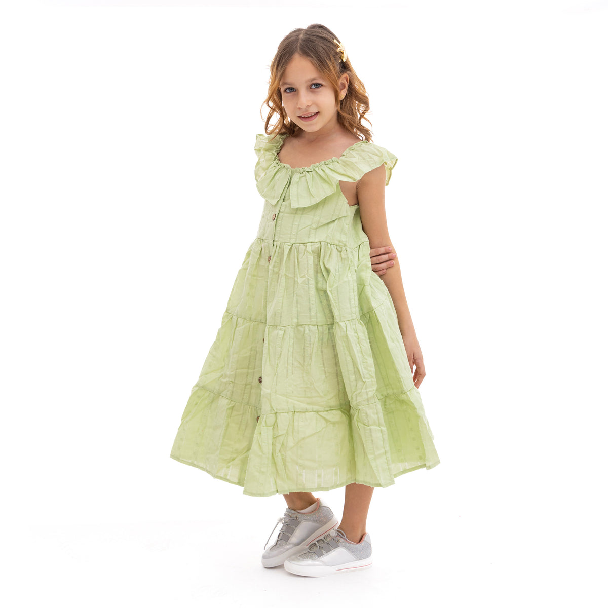 GreenDress with Belt