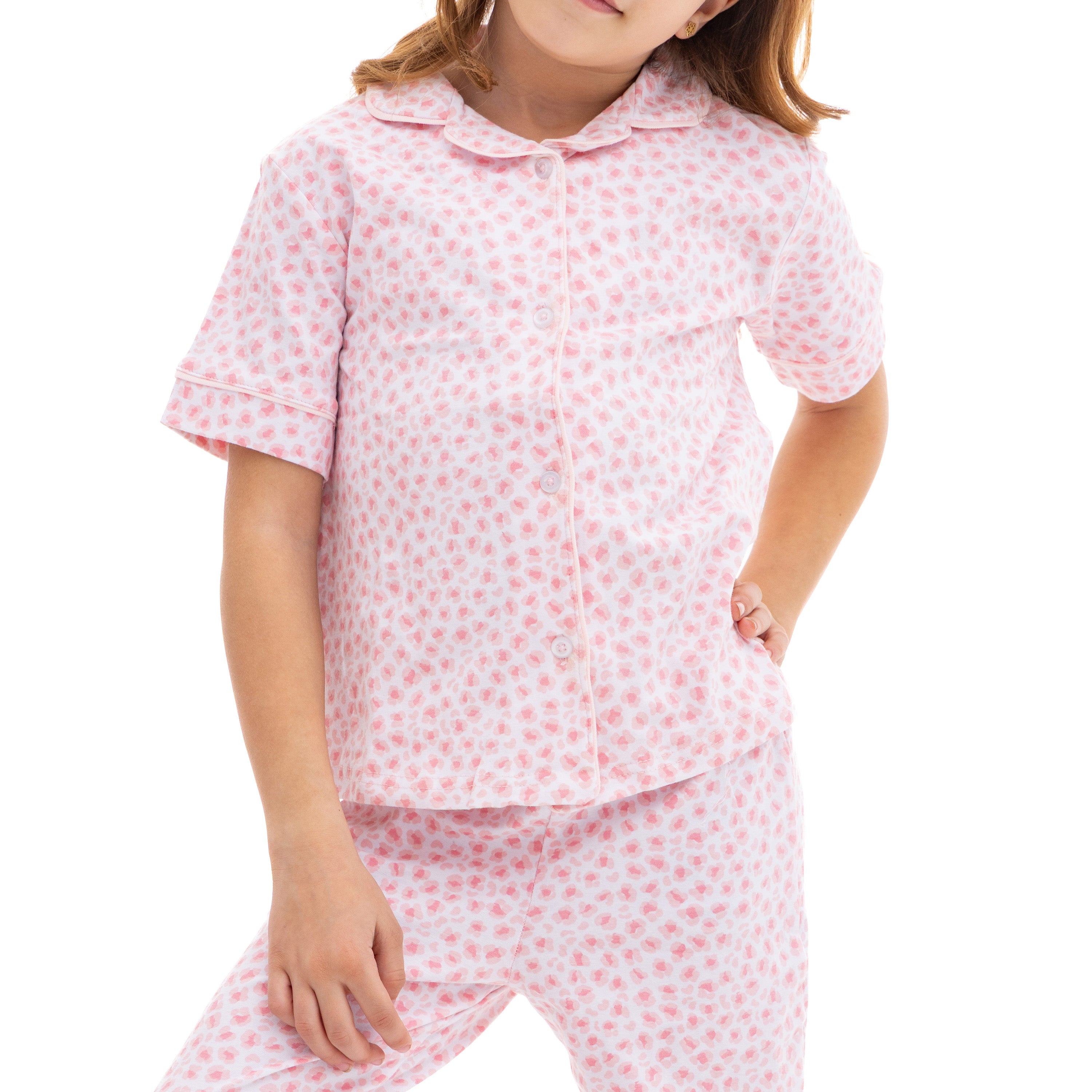 White Pajama Outfit with All Over Print (2)