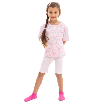 cream and pink pyjama set