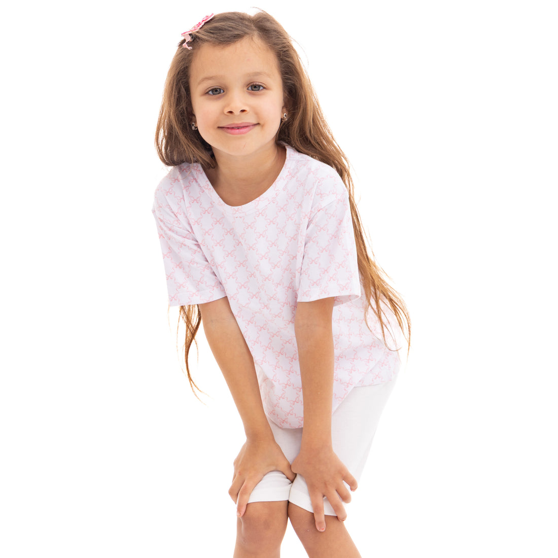 Cream and Pink Pajama Outfit