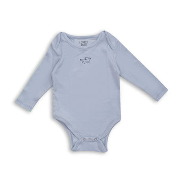 Baby Blue Long Sleeve Bodysuit