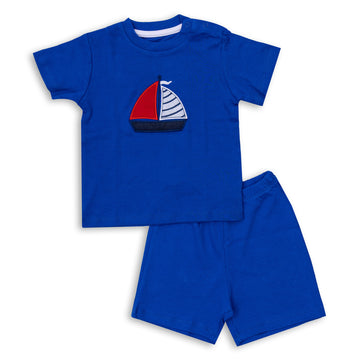 Baby Sailboat T-Shirt & Shorts Set
