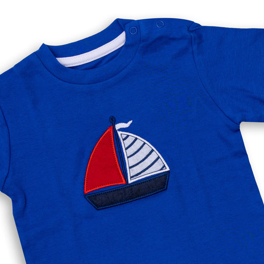 Baby Sailboat T-Shirt & Shorts Set