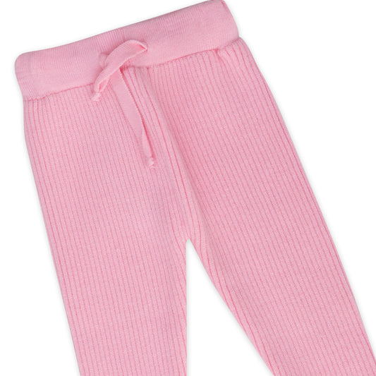 pink Ribbed knit set