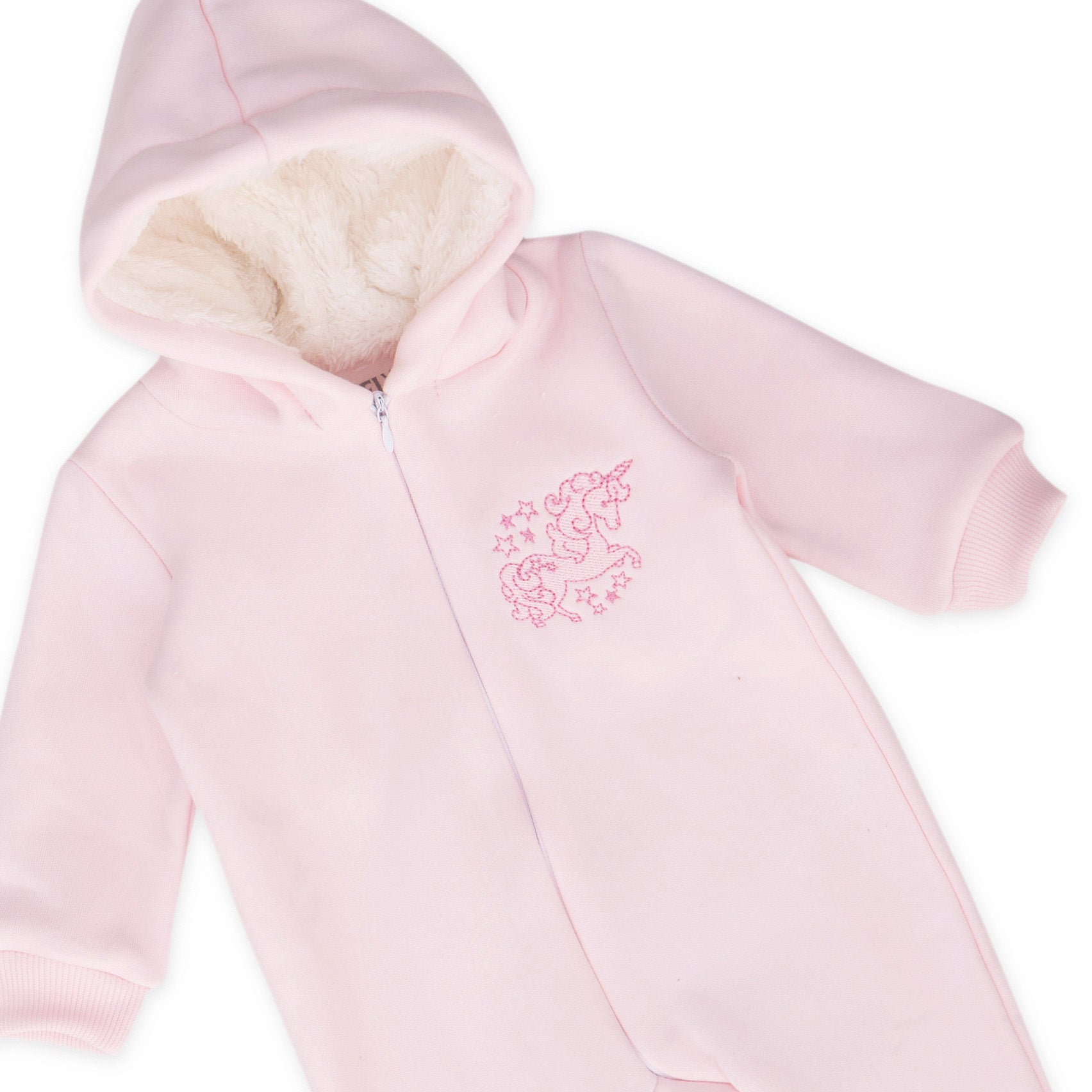 Baby pink overalls