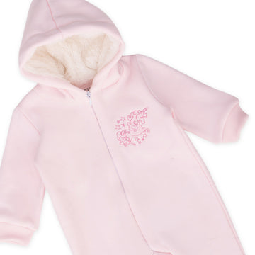 Baby pink overalls