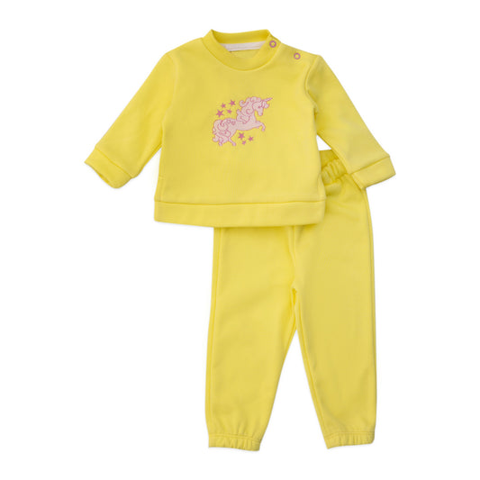 Yellow unicorn pajama