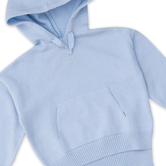 Girls' oversized knitted sweater