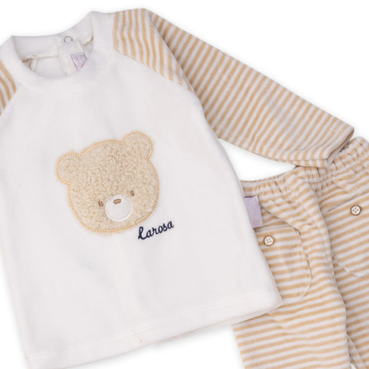 Beige pajamas for boys