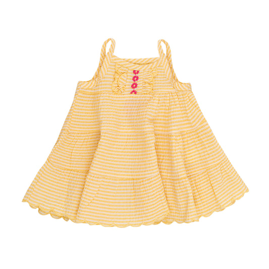 Baby's yellow dress