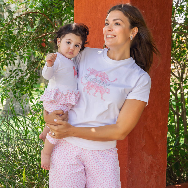 Mom's Tiger-print Pajamas